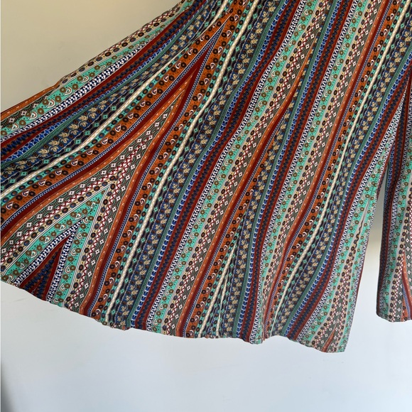 Earthbound trading patterned wide leg pants - Picture 3 of 3